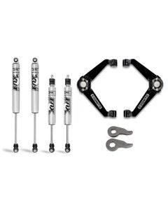 Cognito 3-Inch Performance Leveling Kit With Fox PS 2.0 IFP Shocks for 01-10 Silverado/Sierra 2500-3500 2WD/4WD