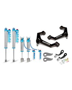 Cognito 3-Inch Elite Leveling Kit with King 2.5 Reservoir Shocks for 20-24 Silverado/Sierra 2500/3500 2WD/4WD
