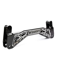 Mcgaughys Billet Face Plate for Front Crossmember (Gloss Black), 2011-2018 GM Truck 2500/3500 (2WD/4WD) - 7" Premium S/S Lift Kit ONLY