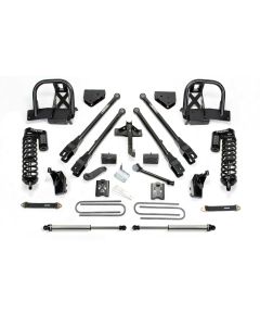 FABTECH 2011-16 Ford F250 4WD- 6″ 4 LINK SYSTEM W/DIRT LOGIC 4.0 COILOVERS & REAR DIRT LOGIC SHOCKS 