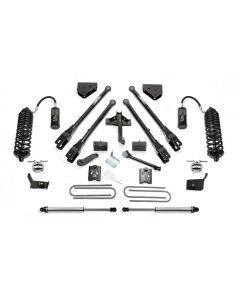 FABTECH 2011-16 Ford F250 4WD- 6″ 4 LINK SYSTEM W/FRONT DIRT LOGIC 4.0 RESI COILOVERS & REAR DIRT LOGIC SHOCKS