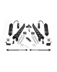 FABTECH  2017 FORD F450 / F550 4WD- 6″ RADIUS ARM SYSTEM W/ FRONT DIRT LOGIC 4.0 RESI COILOVERS & REAR DIRT LOGIC 2.25 SHOCKS